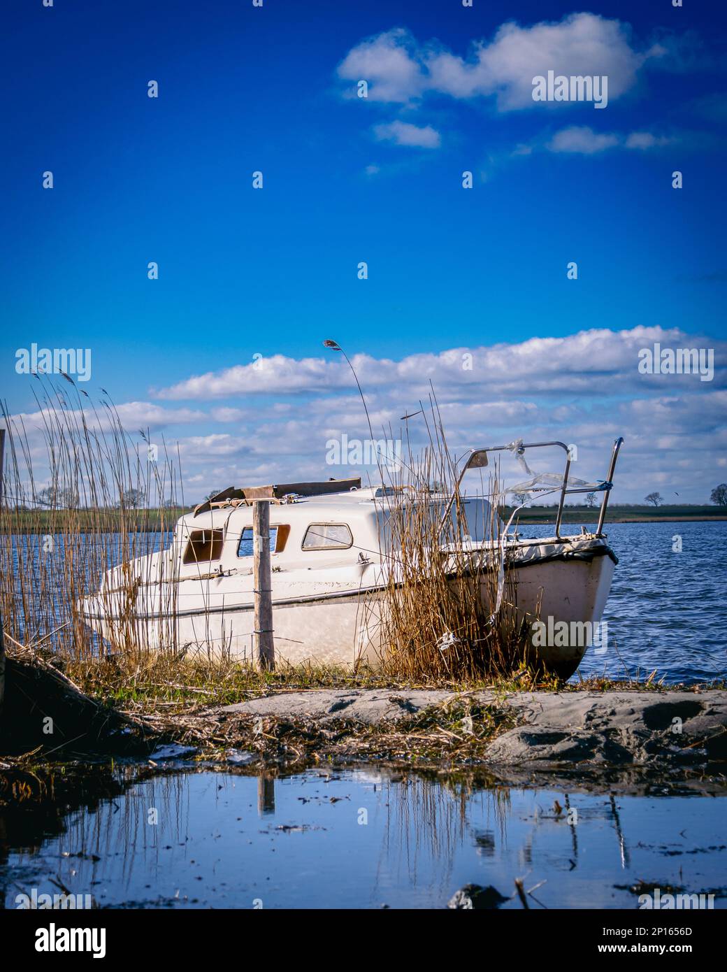 Boat on ground Stock Photo Alamy