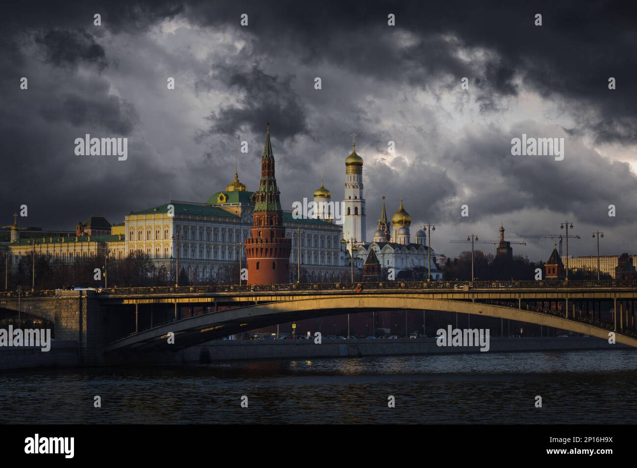 Moscow Kremlin. Russia Stock Photo