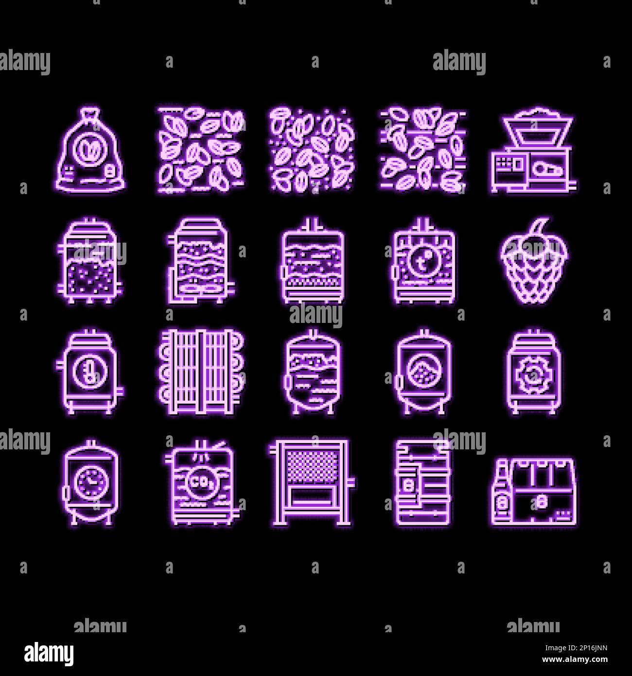 corn maize green, cob sweet neon glow icon illustration Stock Vector ...