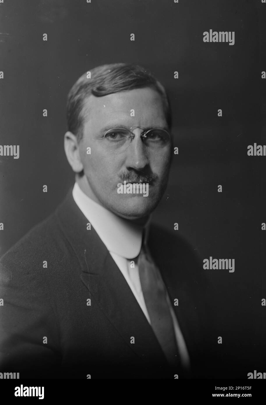 Mr. William J. Roberts, portrait photograph, 1918 Sept. 13 Stock Photo