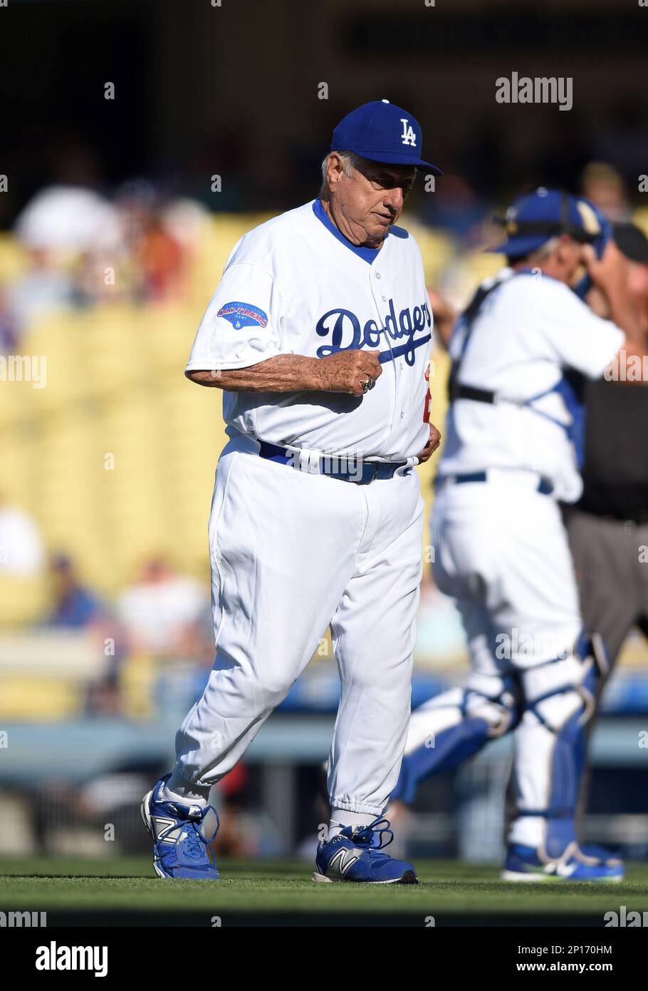 02 July 2016: Former Dodgers player Fernando Valenzuela during the