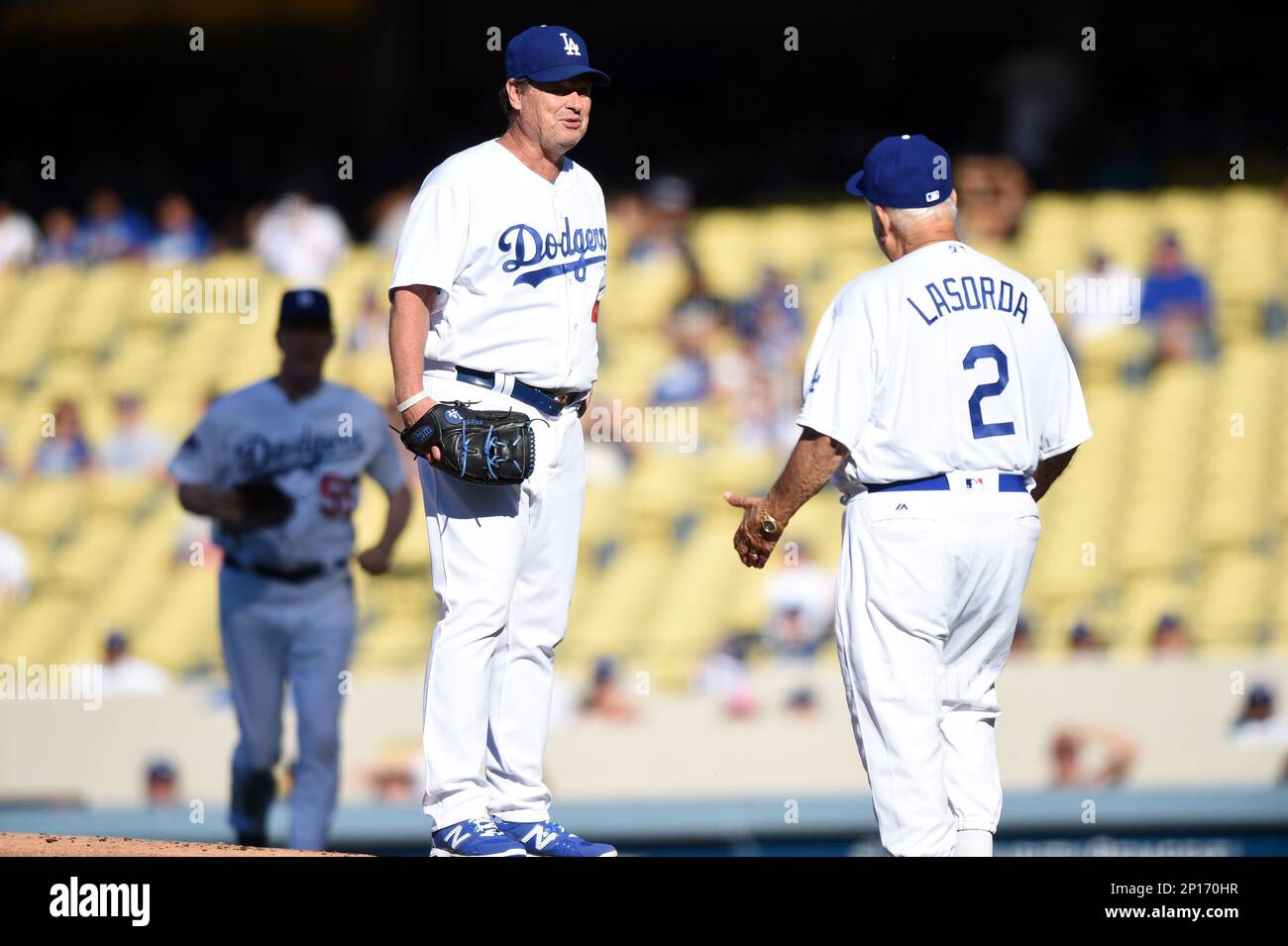 02 July 2016 Former Dodgers player and current Los Angeles Dodgers