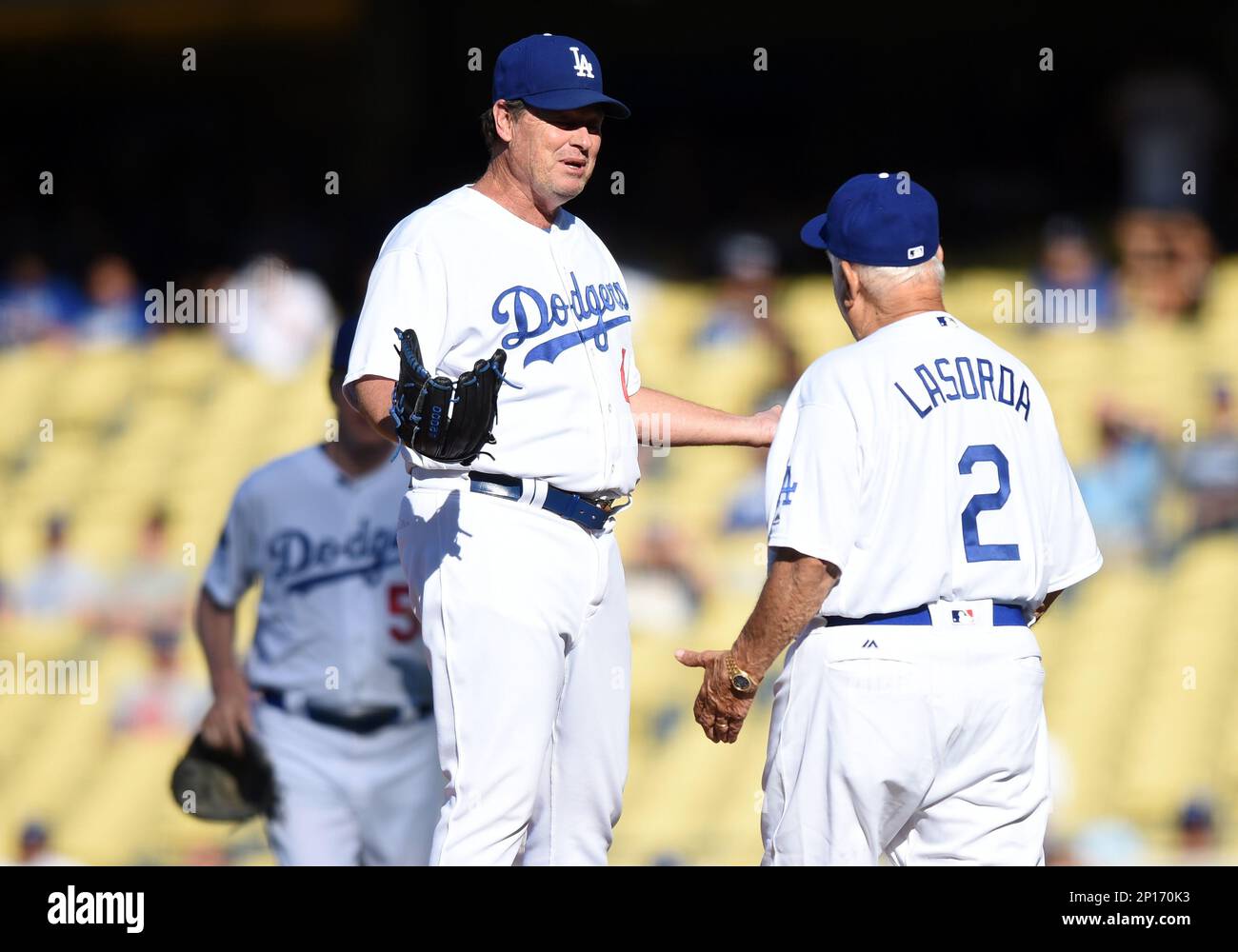 02 July 2016 Former Dodgers player and current Los Angeles Dodgers