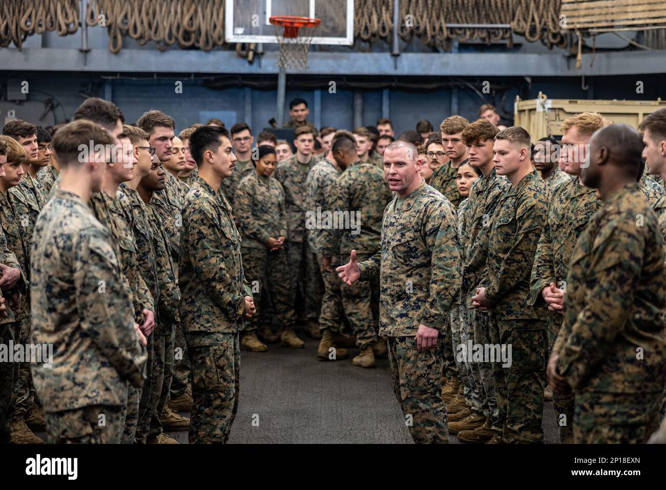 U.S. Marine Corps Sgt. Maj. James Horr, Sergeant Major of the 26th