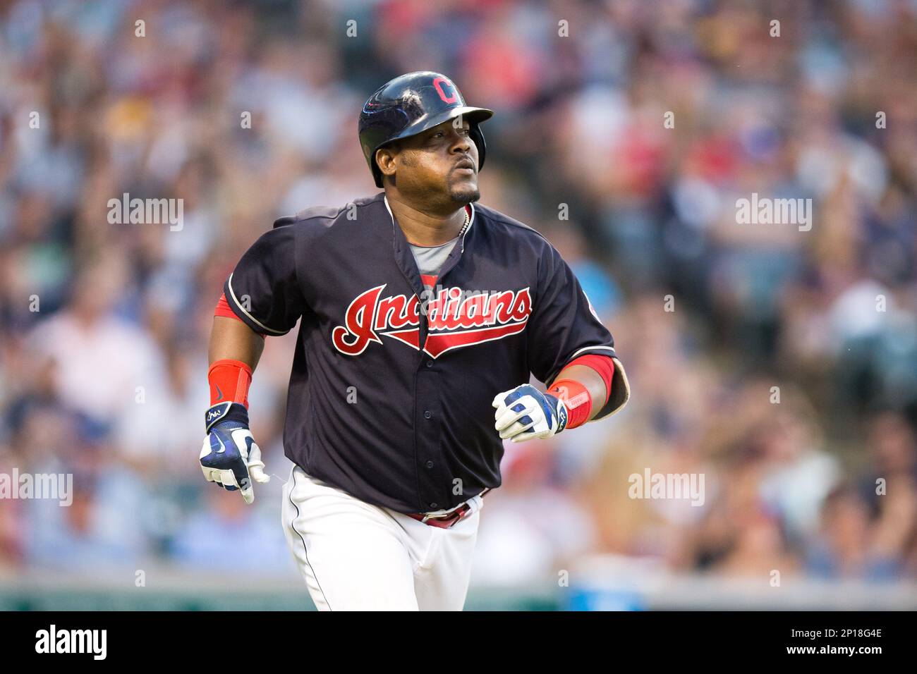 18 June 2016: Cleveland Indians Infield Juan Uribe (4) [2506] at