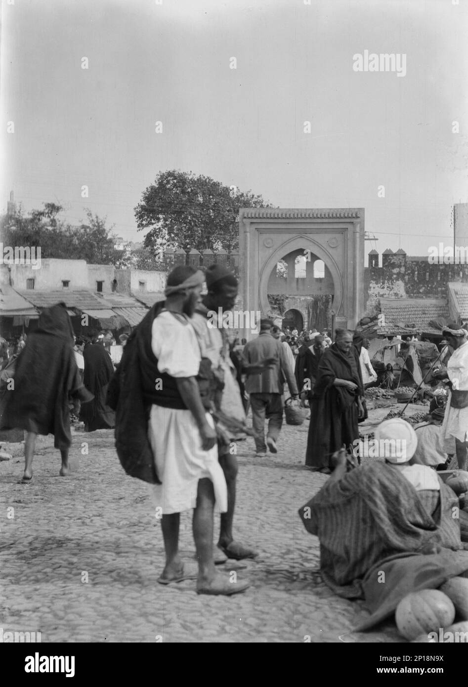 Travel views of Morocco, 1904. Stock Photo