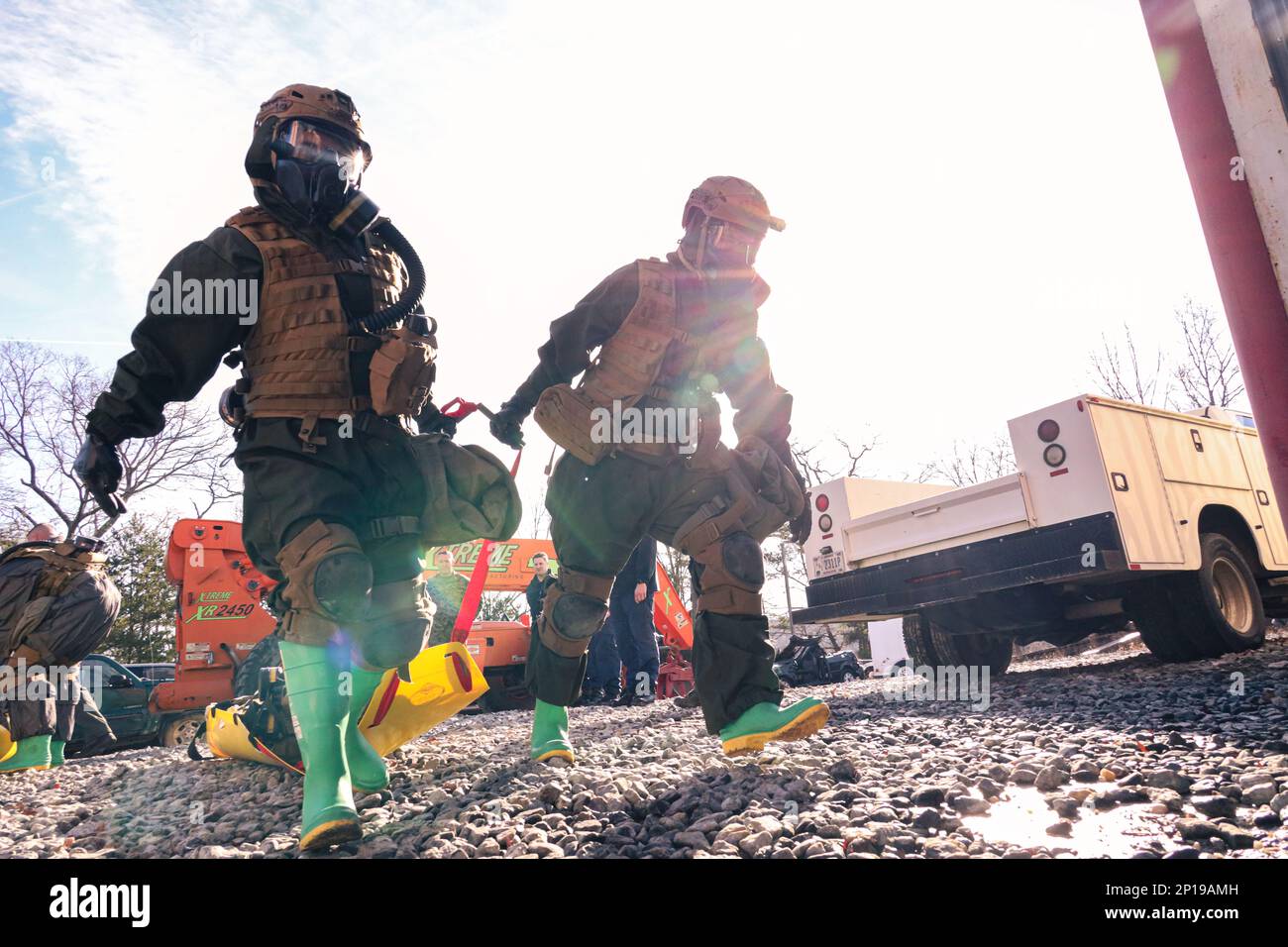 U.S. Marines with Chemical Biological Incident Response Force (CBIRF