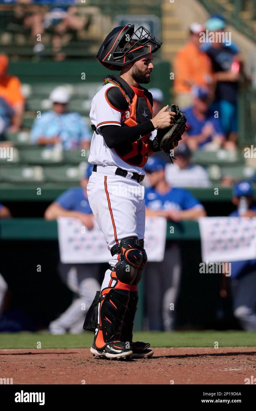 Baltimore Orioles catcher Anthony Bemboom (37) during a spring training