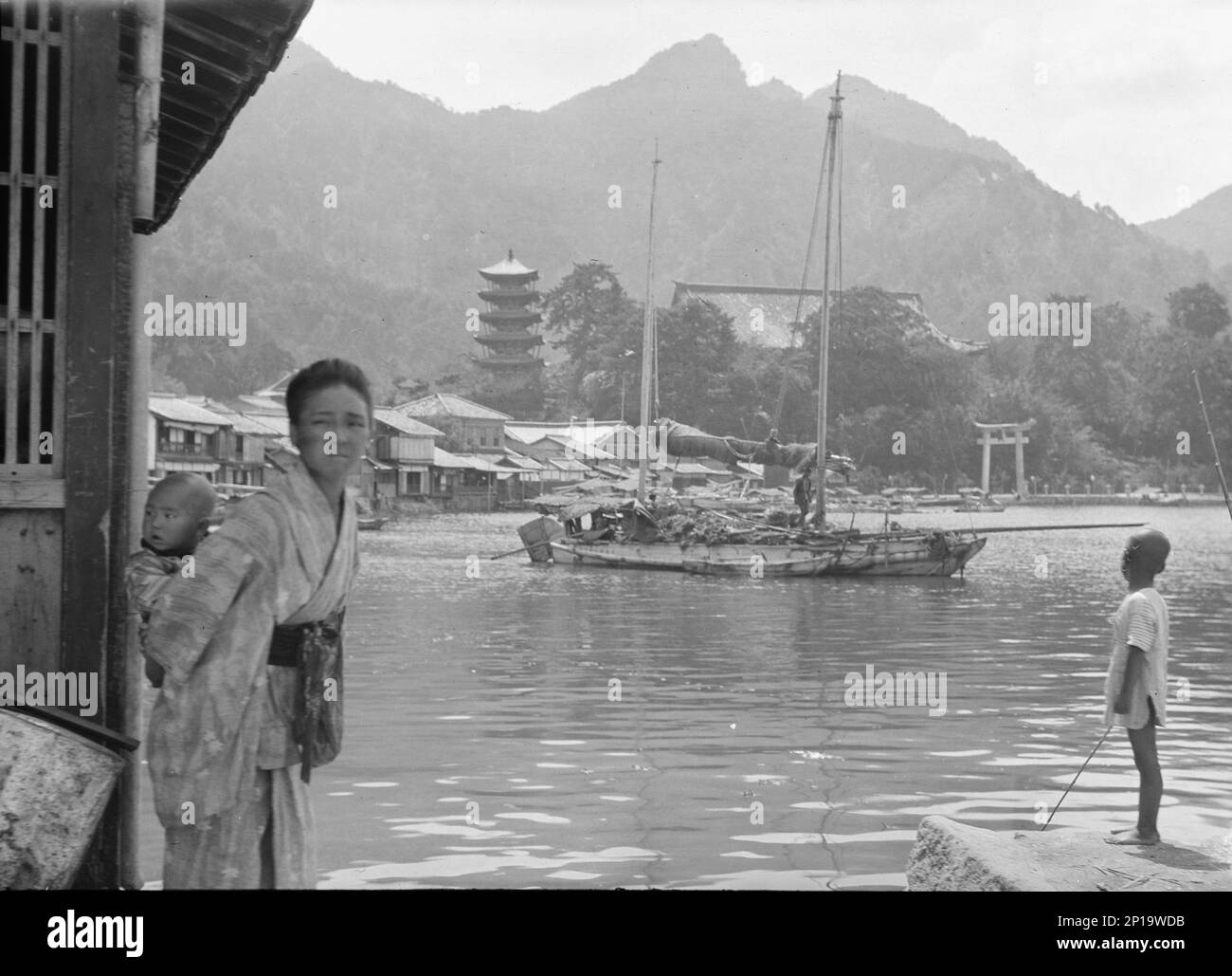 Travel views of Japan and Korea, 1908 Stock Photo Alamy
