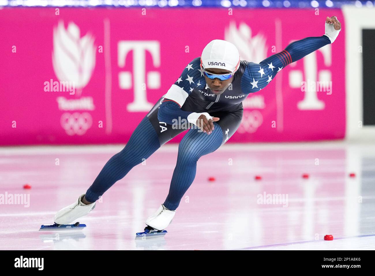 HEERENVEEN, NETHERLANDS MARCH 3 Erin Jackson of United States of