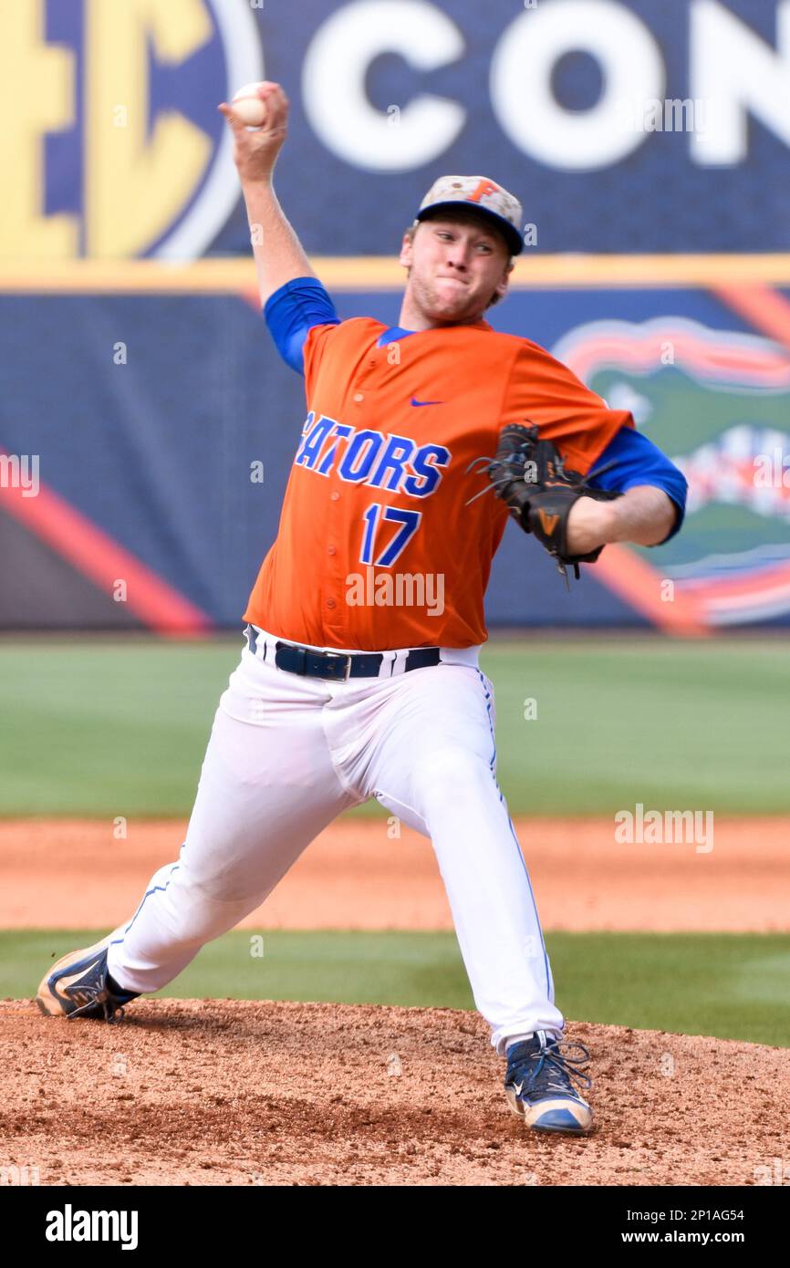 29 MAY 2016 Florida pitcher Michael Byrne (17) during the Texas A&M 12