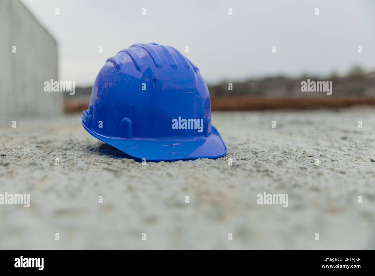 Blue construction helmet hi-res stock photography and images - Alamy