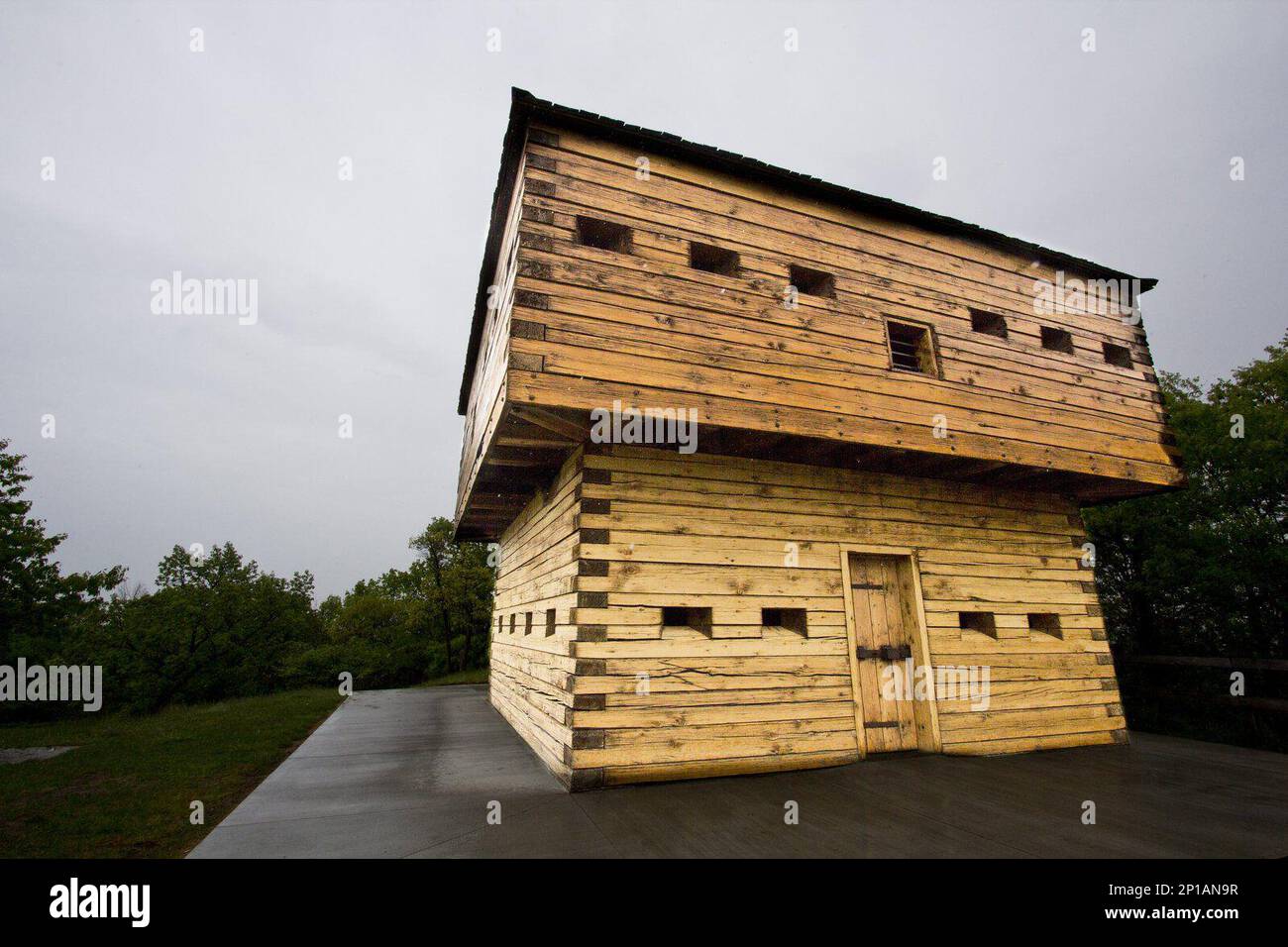 The Block House, seen in a Friday, May 27, 2016 photo, has recently