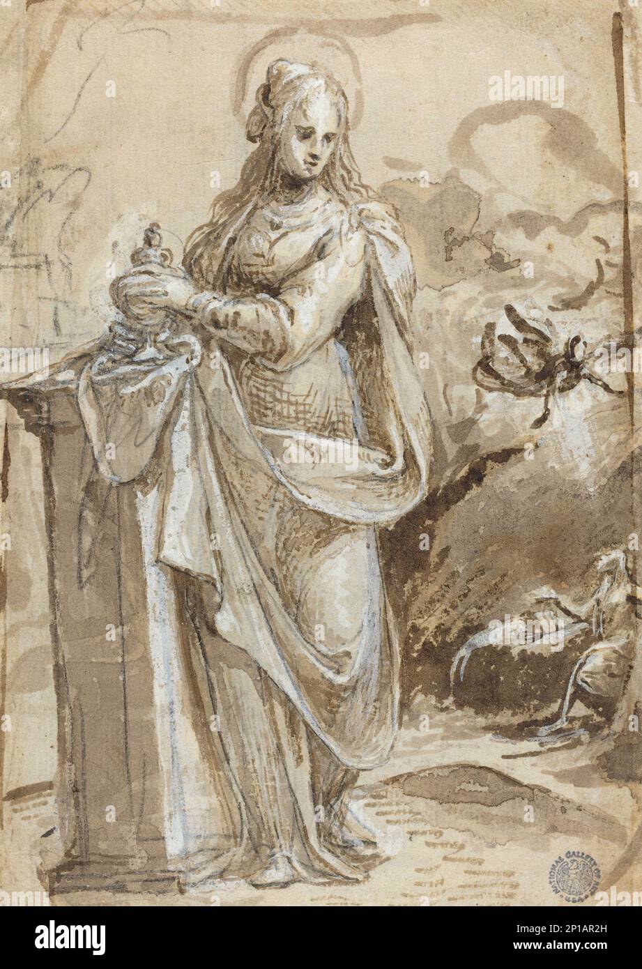 Standing saint mary magdalene hi-res stock photography and images - Alamy