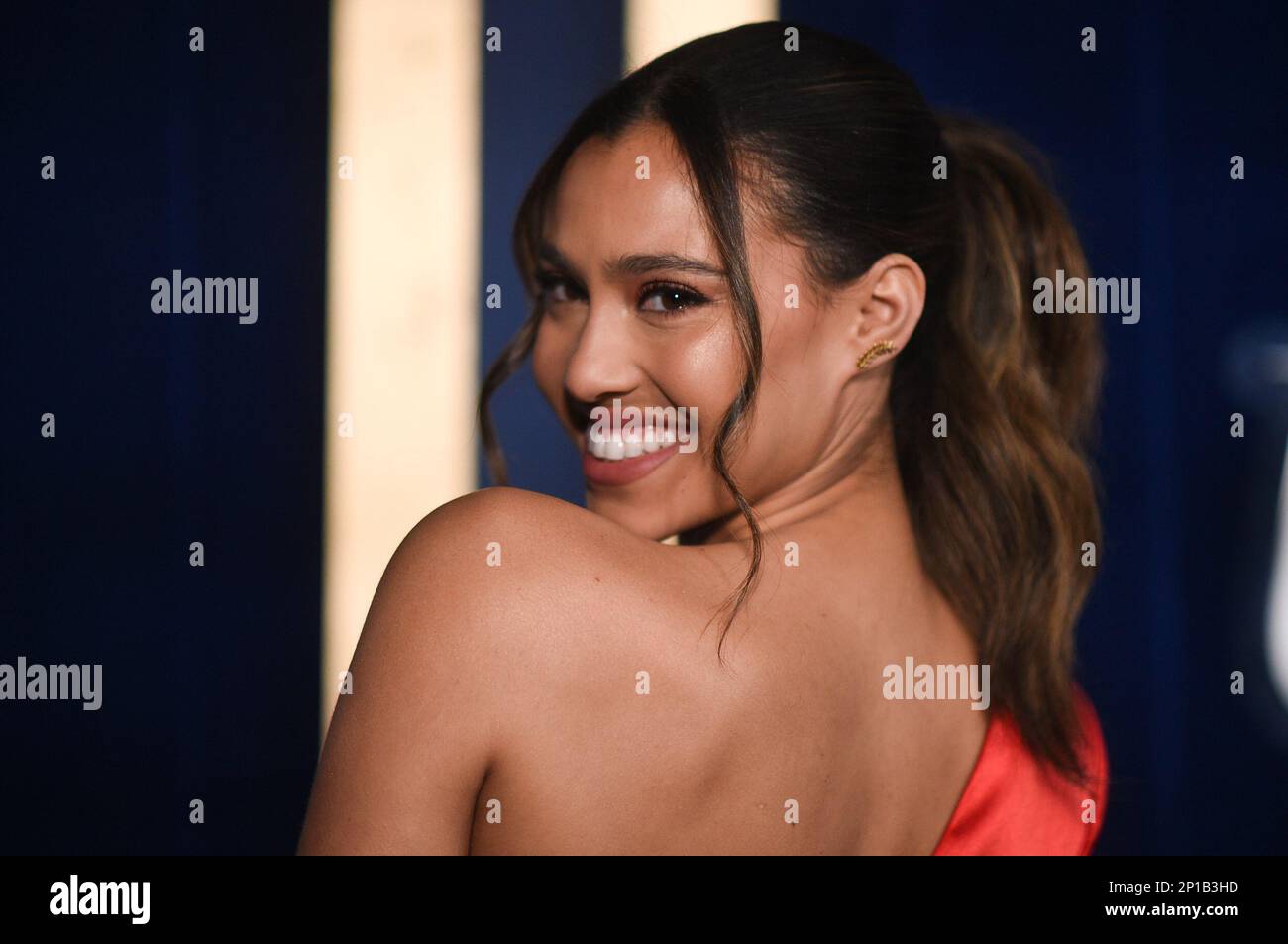 Kara Royster arrives at the premiere of "Unprisoned" on Thursday, March