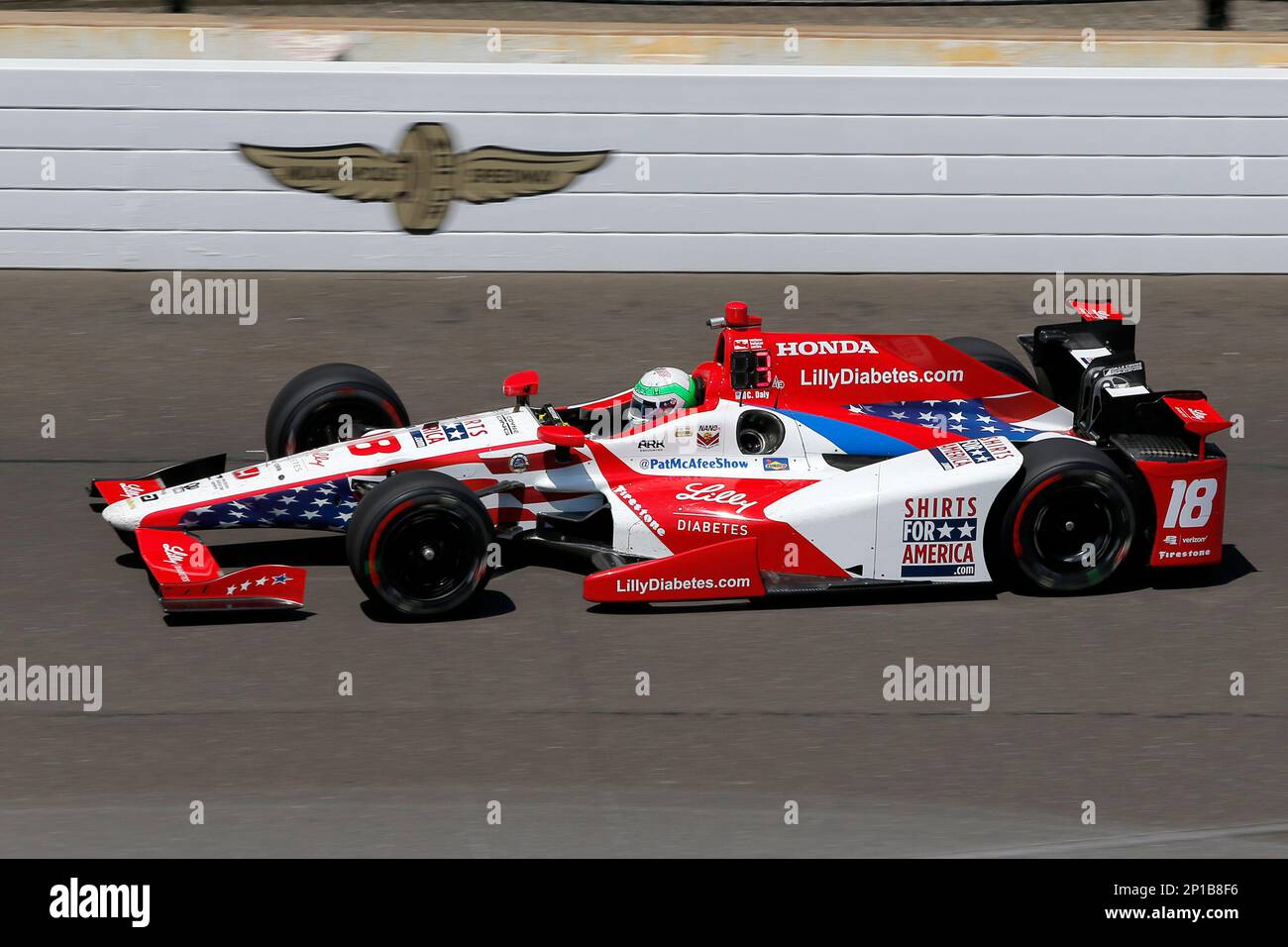 May 27 2016: Indycar driver Conor Daly (18) during Carb Day for 