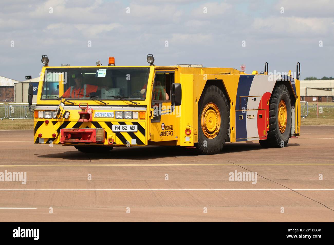 FM 62 AB, a Schopf aircraft tow tractor operated by the Royal Air Force