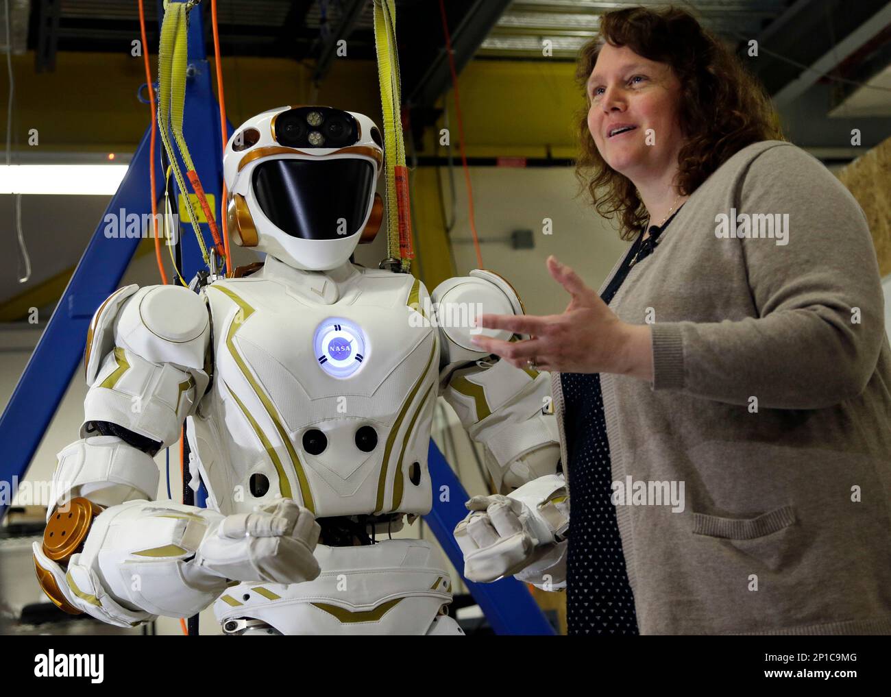 In this May 2, 2016 photo, Holly Yanco, director of UMass Lowell's New