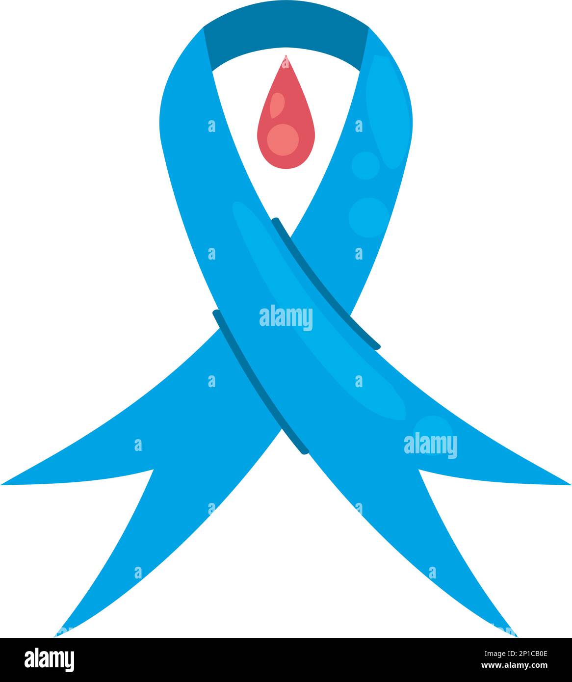 diabetes blue ribbon campaign Stock Vector Image & Art - Alamy