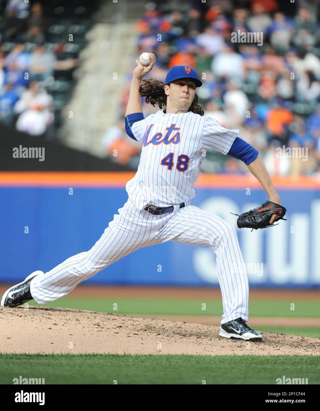 New York Mets pitcher Jacob deGrom (48) during game against the San