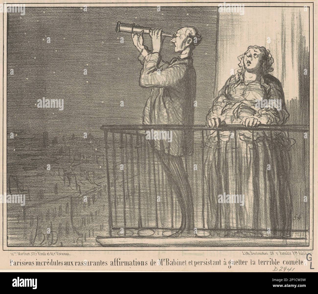 Cartoon woman looking up sky hi-res stock photography and images - Alamy