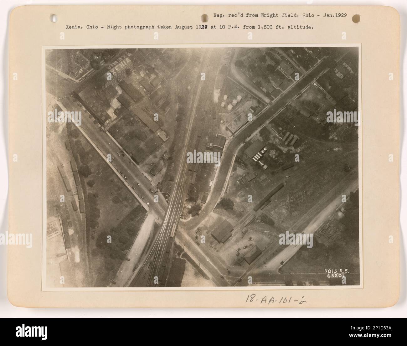 Ohio Xenia, Aerial Photograph Stock Photo Alamy