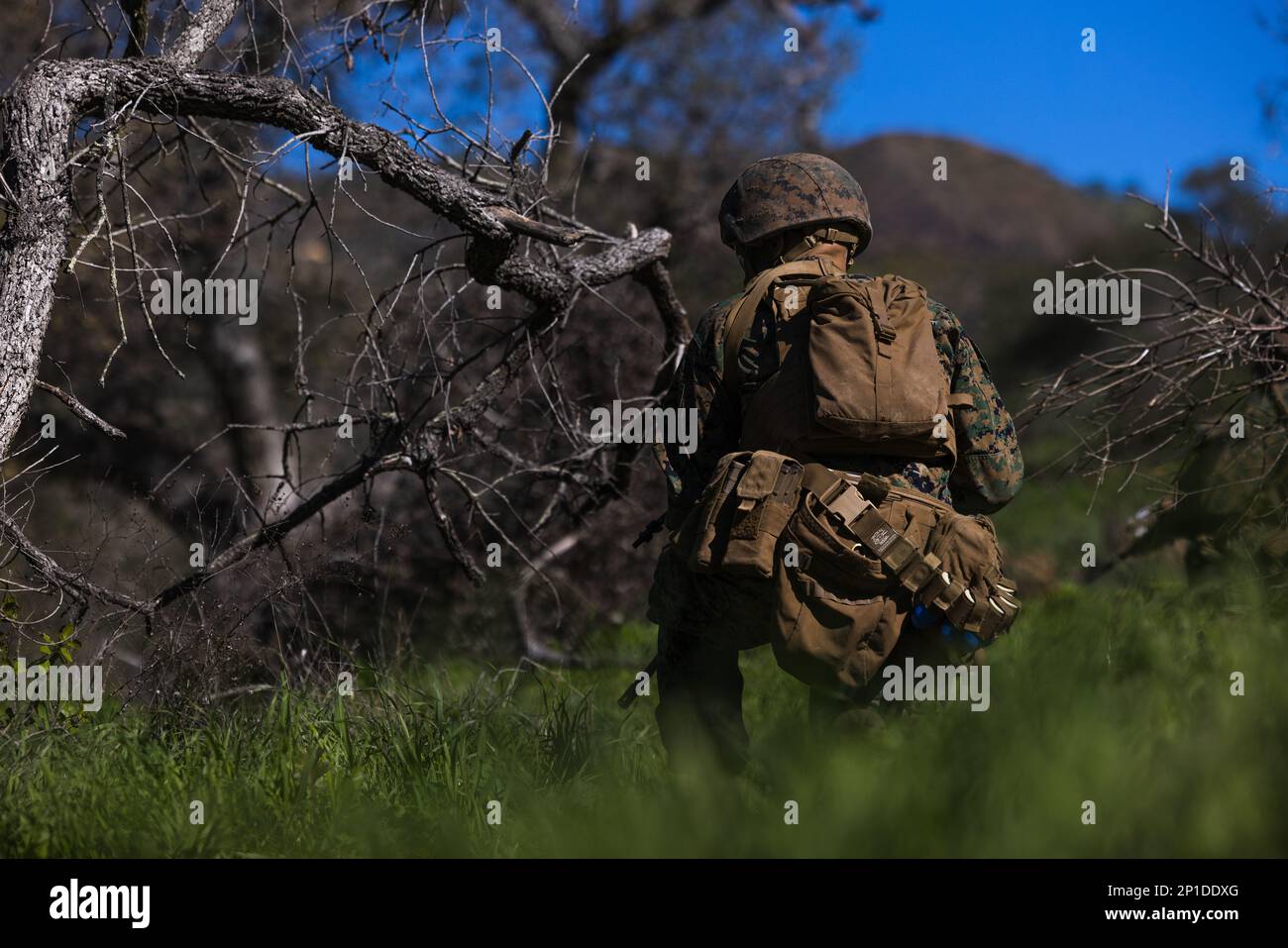 A U.S. Marine with Infantry Marine Course 123, Infantry Training
