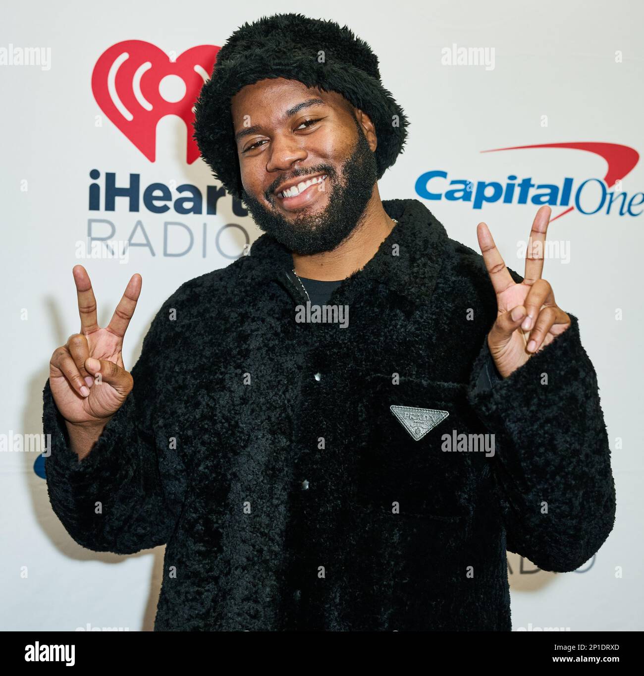 PHILADELPHIA, PA, USA - DECEMBER 12, 2022: Khalid poses at Q102's ...