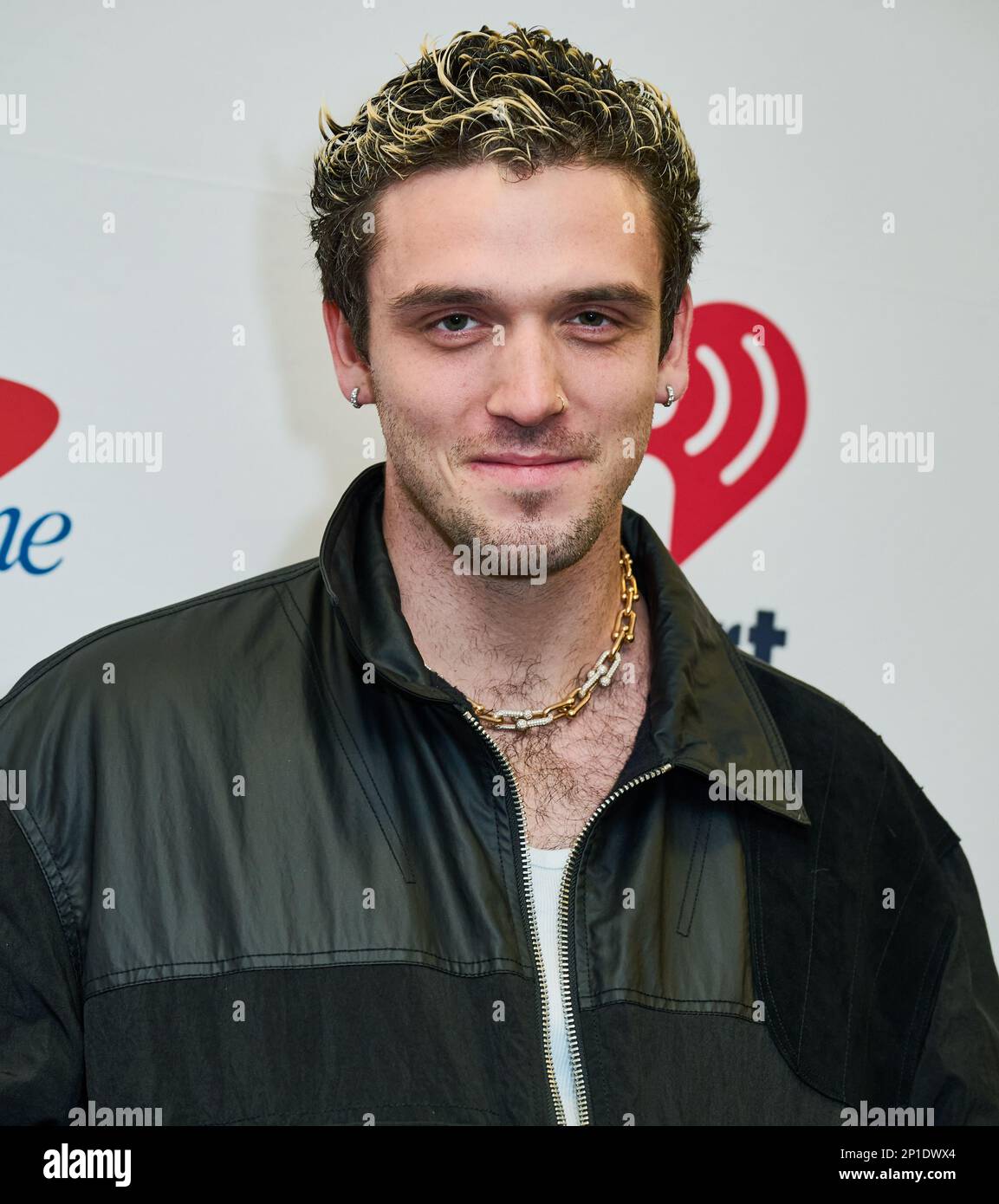 PHILADELPHIA, PA, USA DECEMBER 12, 2022 Lauv poses at Q102's