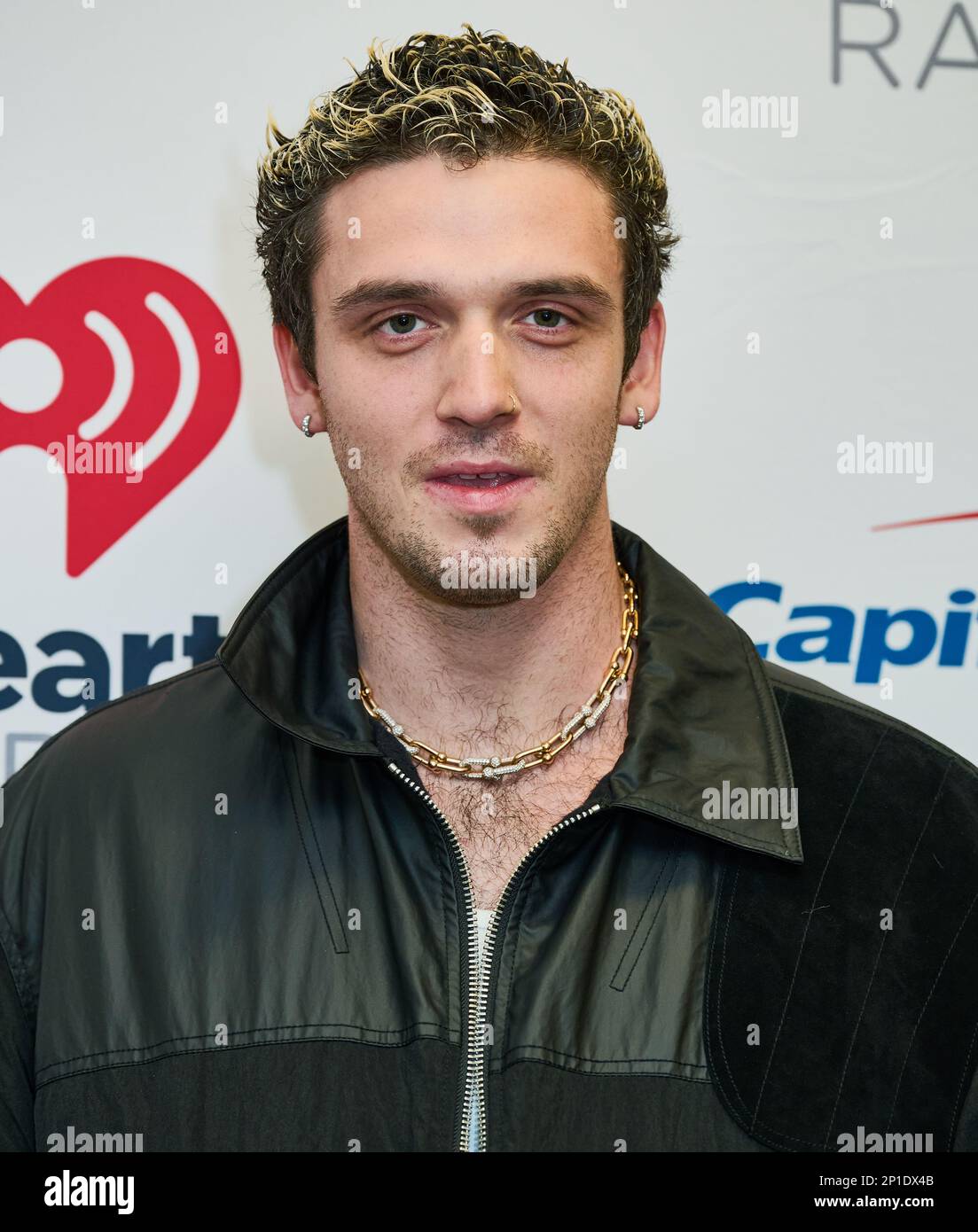 PHILADELPHIA, PA, USA DECEMBER 12, 2022 Lauv poses at Q102's