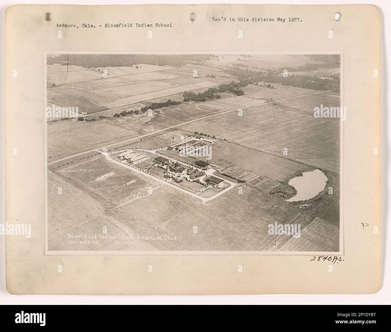 Oklahoma Addington through Bethany, Aerial Photograph Stock Photo Alamy