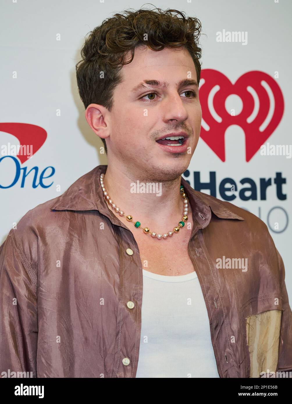 PHILADELPHIA, PA, USA DECEMBER 12, 2022 Charlie Puth poses at Q102's