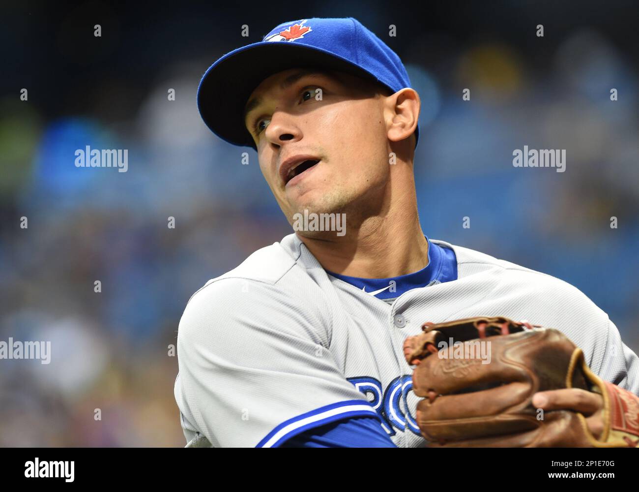 Toronto Blue Jays infielder Ryan Goins (17) during game against the New  York Yankees at Yankee