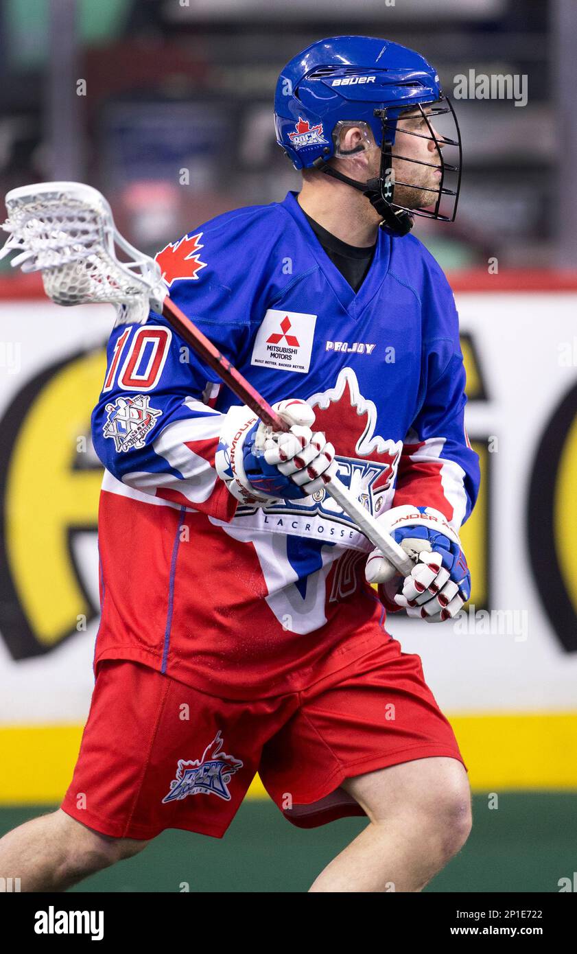 NLL player profile photo on Toronto Rock's Rob Hellyer at an NLL