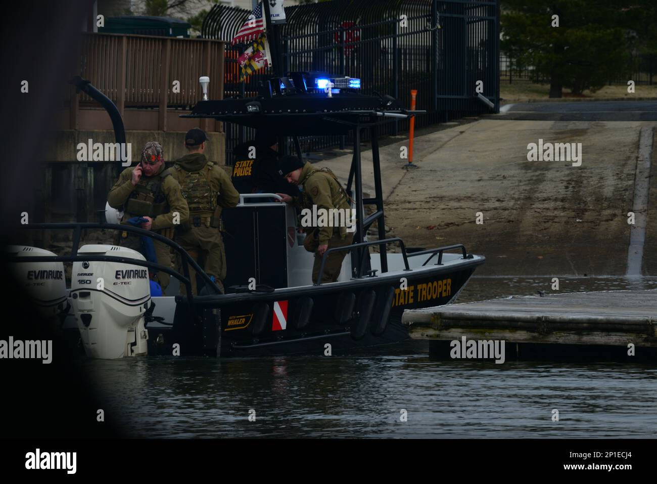 Local law enforcement provides security during the 2023 State of the