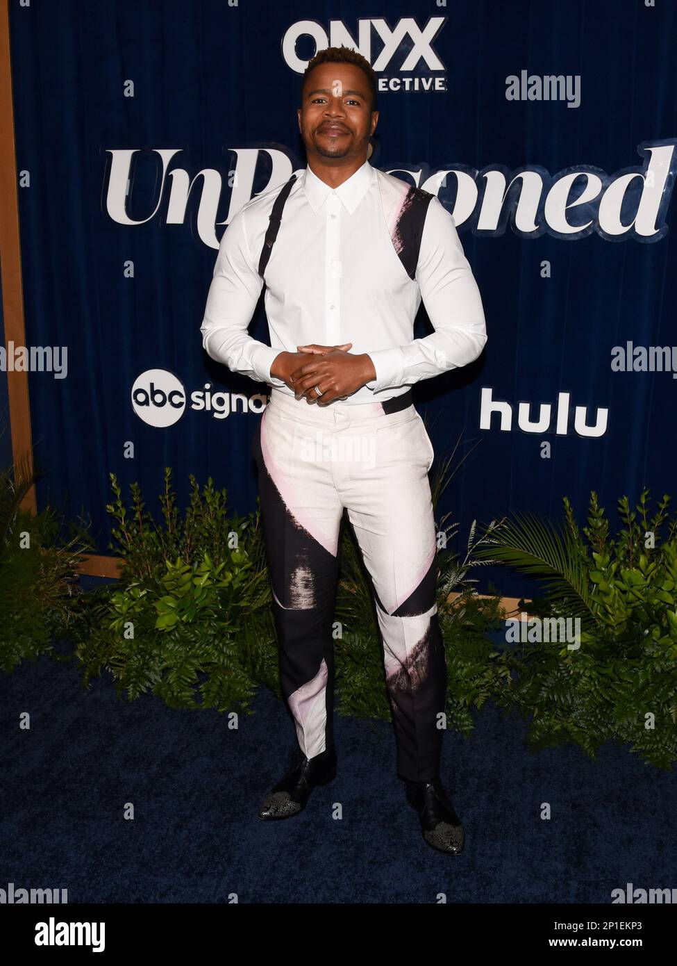 02 March 2023 - Bevrly Hills, California - Marque Richardson. Los Angeles series premiere of Hulu's ''UnPrisoned'' at the Hollywood Legion Theatre. (Credit Image: © Billy Bennight/AdMedia via ZUMA Press Wire) EDITORIAL USAGE ONLY! Not for Commercial USAGE! Stock Photo