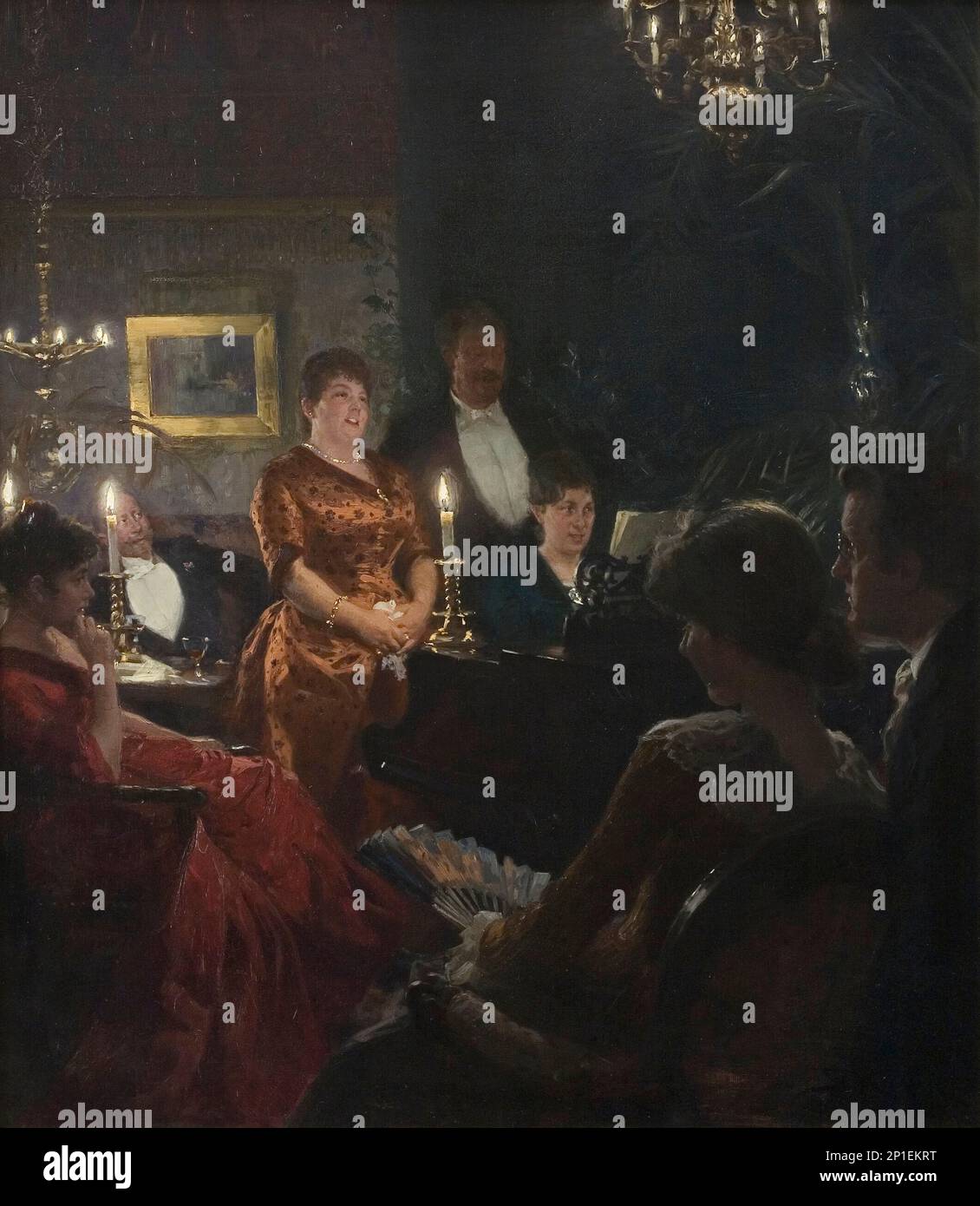 A Duet, 1887 Stock Photo - Alamy