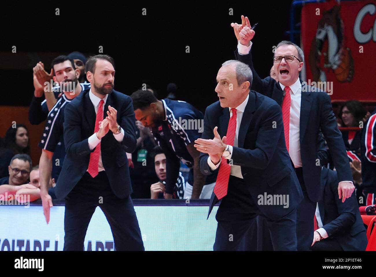 Forum of Assago, Milan, Italy, March 03, 2023, Ettore Messina, head