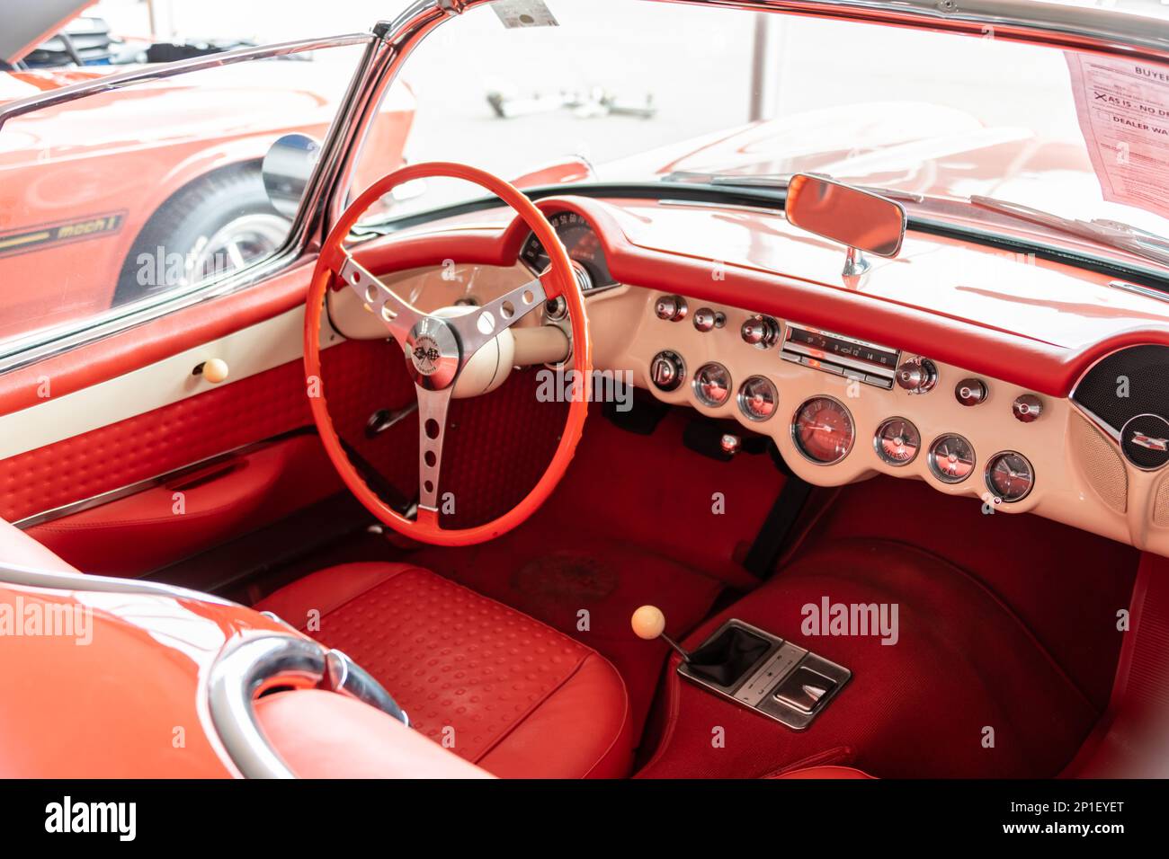 1957 Chevrolet Corvette 283/245 Convertible Stock Photo