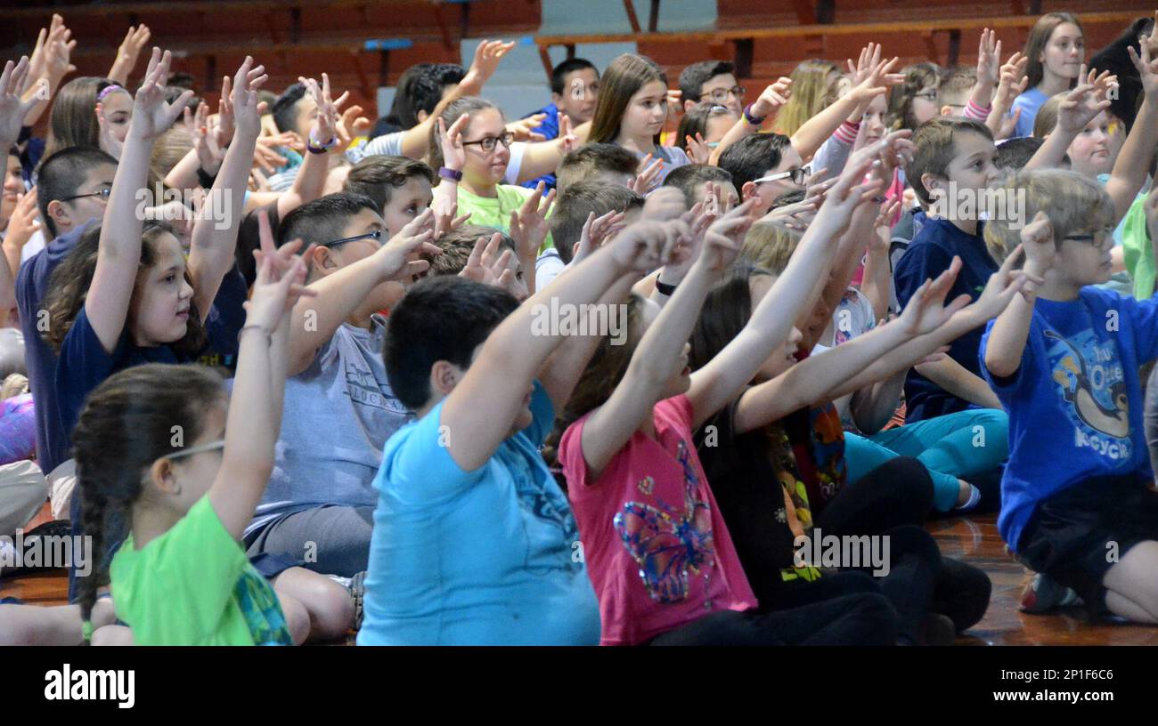 Students in pre kindergarten through 8th grades at Holy Family Academy