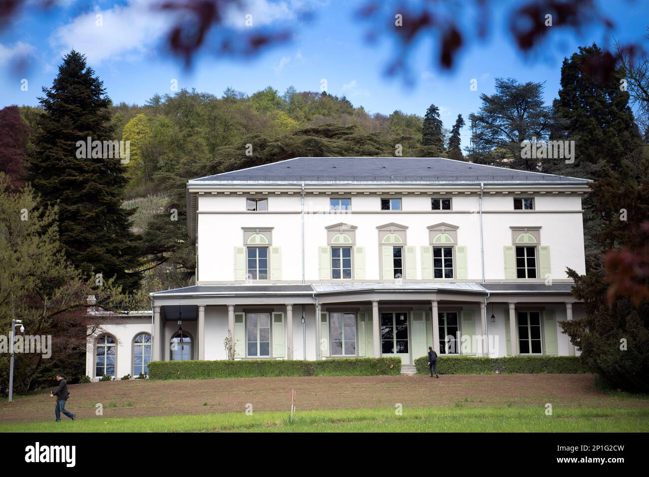 The renovated "Manoir de Ban" House pictured during the inauguration