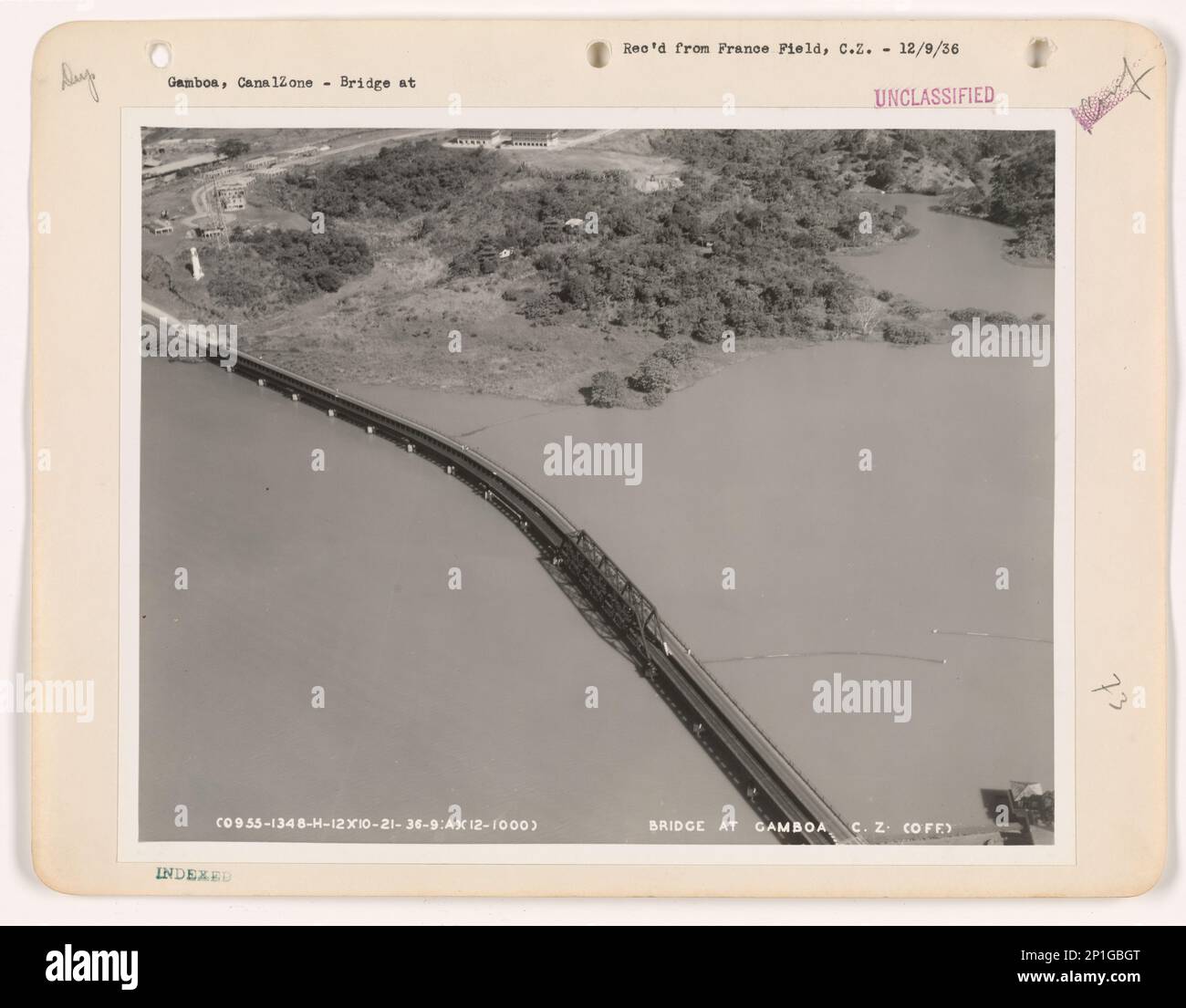 Panama Canal Zone Gamboa, Aerial Photograph Stock Photo Alamy