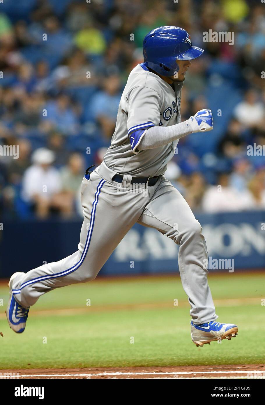 Toronto Blue Jays infielder Ryan Goins (17) during game against