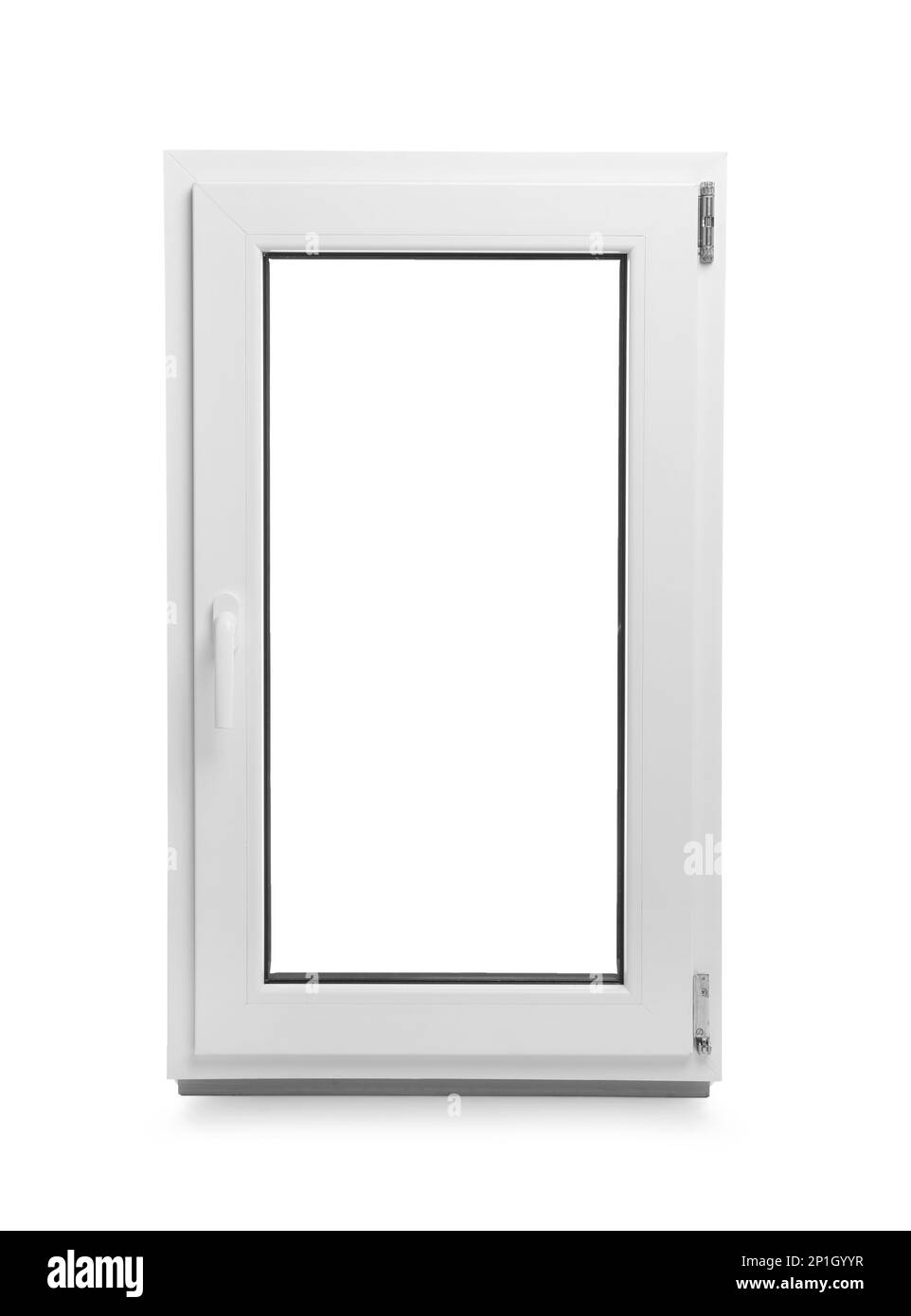 New modern single casement window isolated on white Stock Photo Alamy