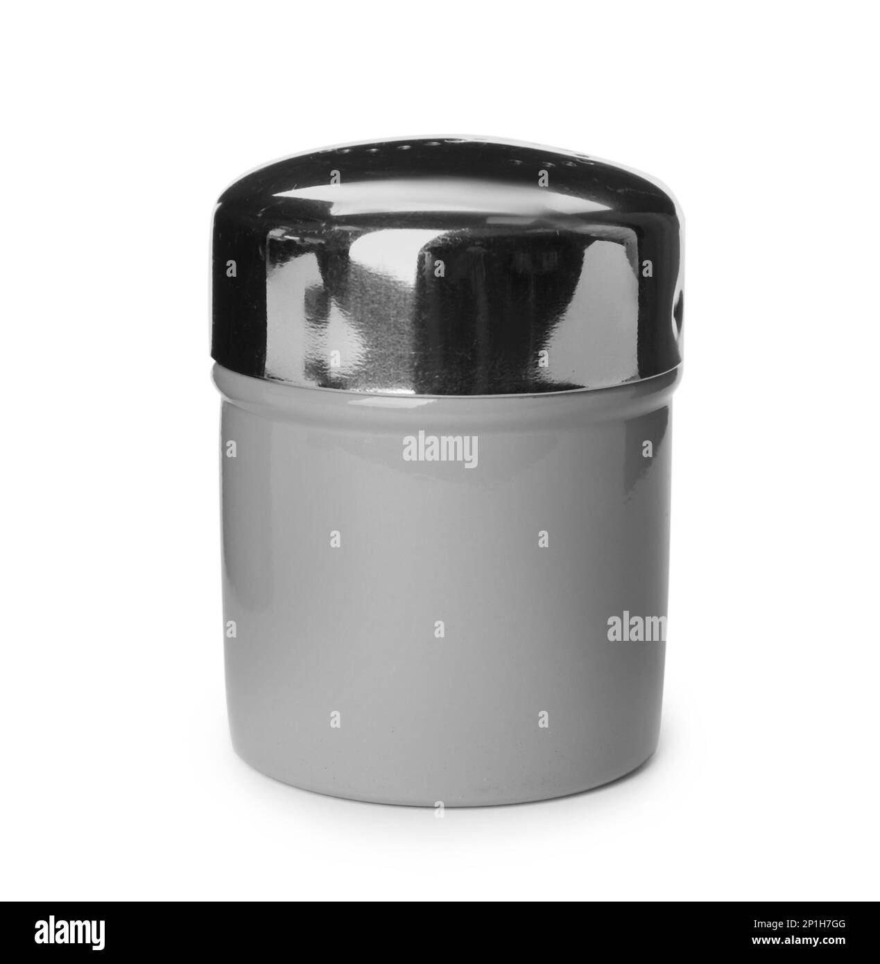 Salt shaker isolated on white. Kitchen utensil Stock Photo Alamy