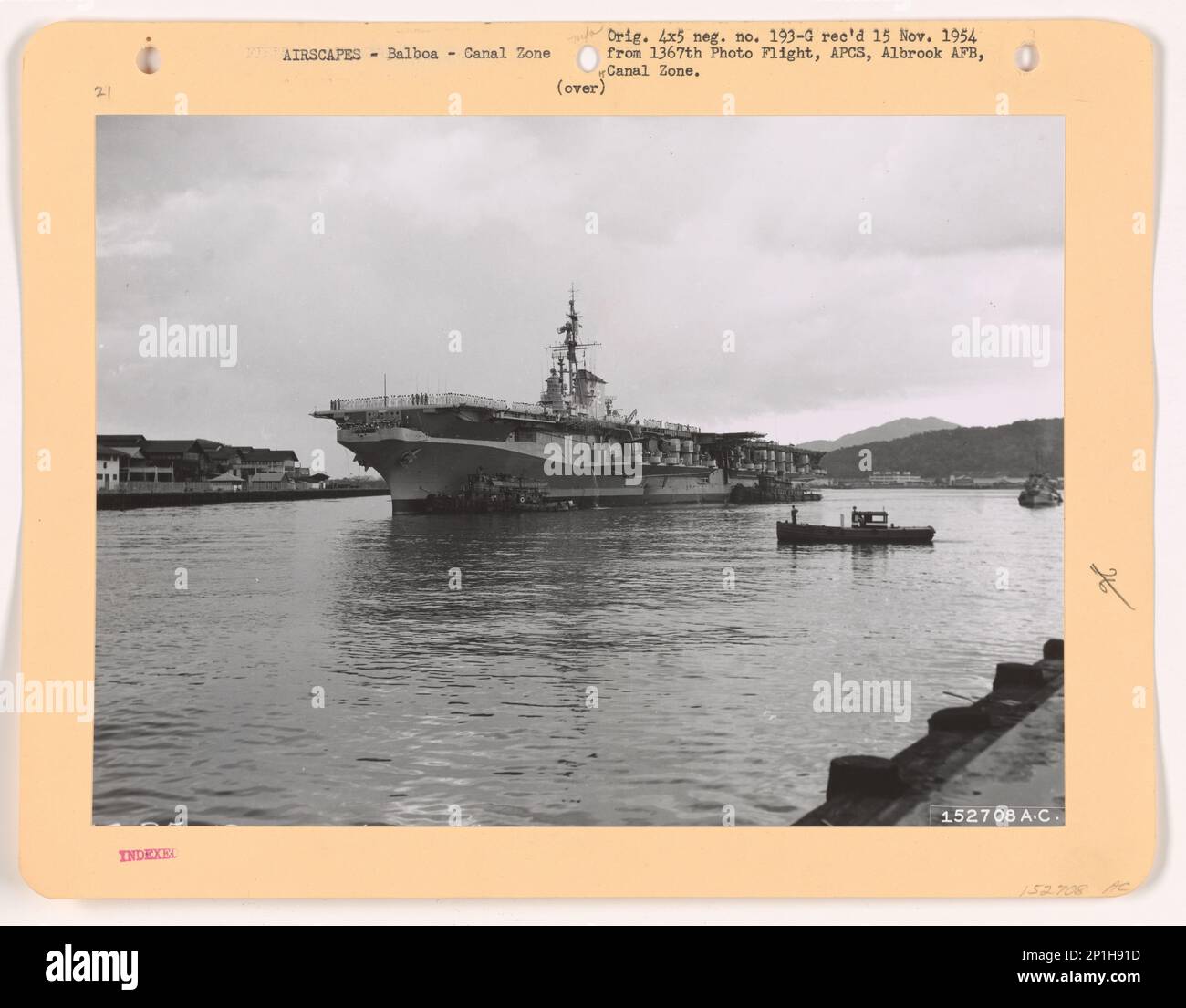 Panama Canal Zone - Balboa, Aerial Photograph Stock Photo - Alamy