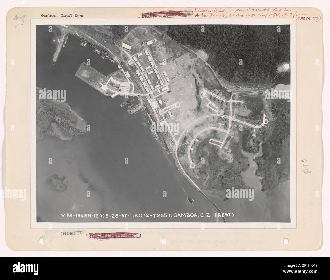 Panama Canal Zone Gamboa, Aerial Photograph Stock Photo Alamy