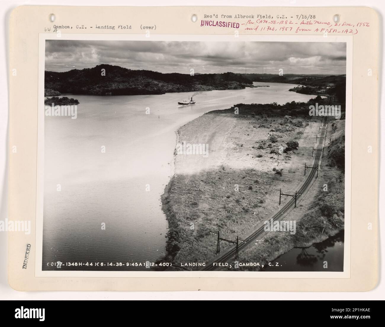 Panama Canal Zone Gamboa, Aerial Photograph Stock Photo Alamy