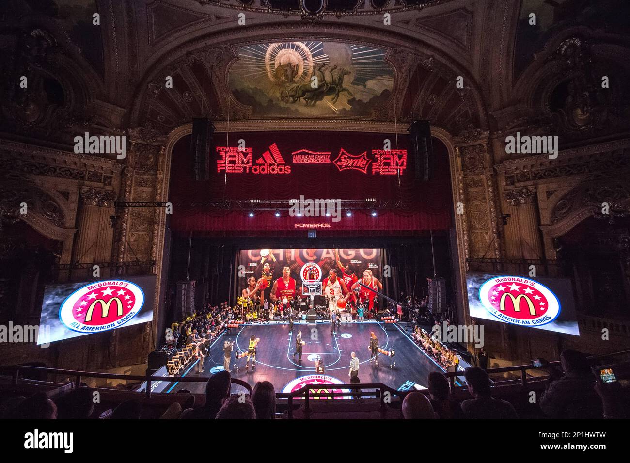 28 March 2016 A general view of the McDonald's AllAmerican Jam Fest