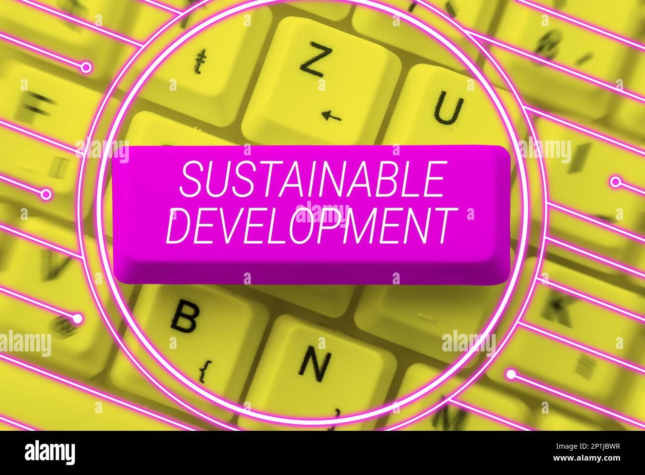 Text showing inspiration Sustainable Development. Business showcase the